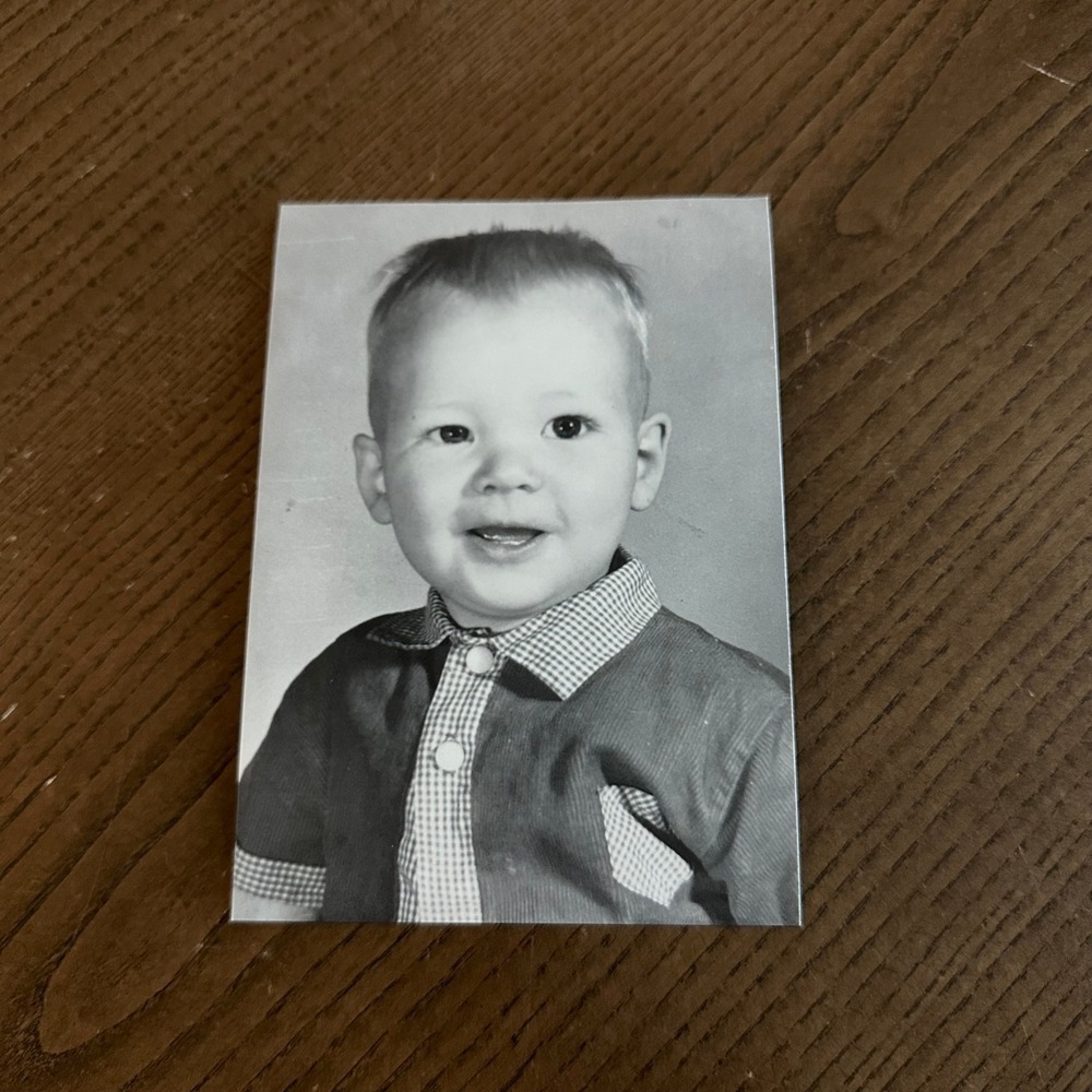 Alan Jackson Fan Club Vintage Birthday Card Childhood Photo Signature